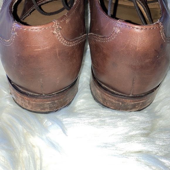 BOSTONIAN quality leather, sz. 10W, dk brown wingtip oxford men’s shoes $15 - Picture 6 of 6